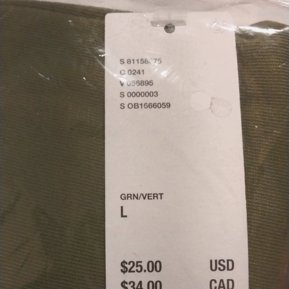 🔥 SALE NWT URBAN OUTFITTERS BDG COTTON TEE IN GREEN Size Large - Picture 5 of 5